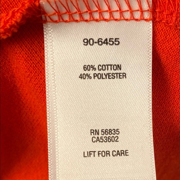 Cabelas Mens Orange/Red Polo Shirt - Size L (Like New) - Picture 7 of 7